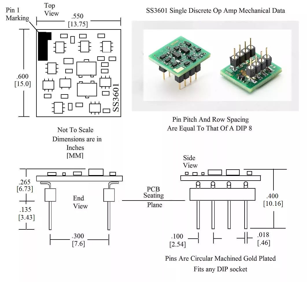 SS3601 Single Discrete Op Amp