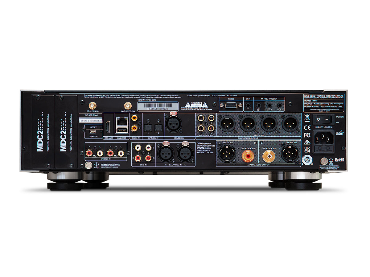 M66 BluOS Streaming DAC Preamplifier