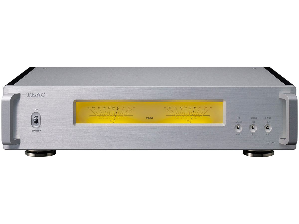 AP-701 Amplifier Silver (front)