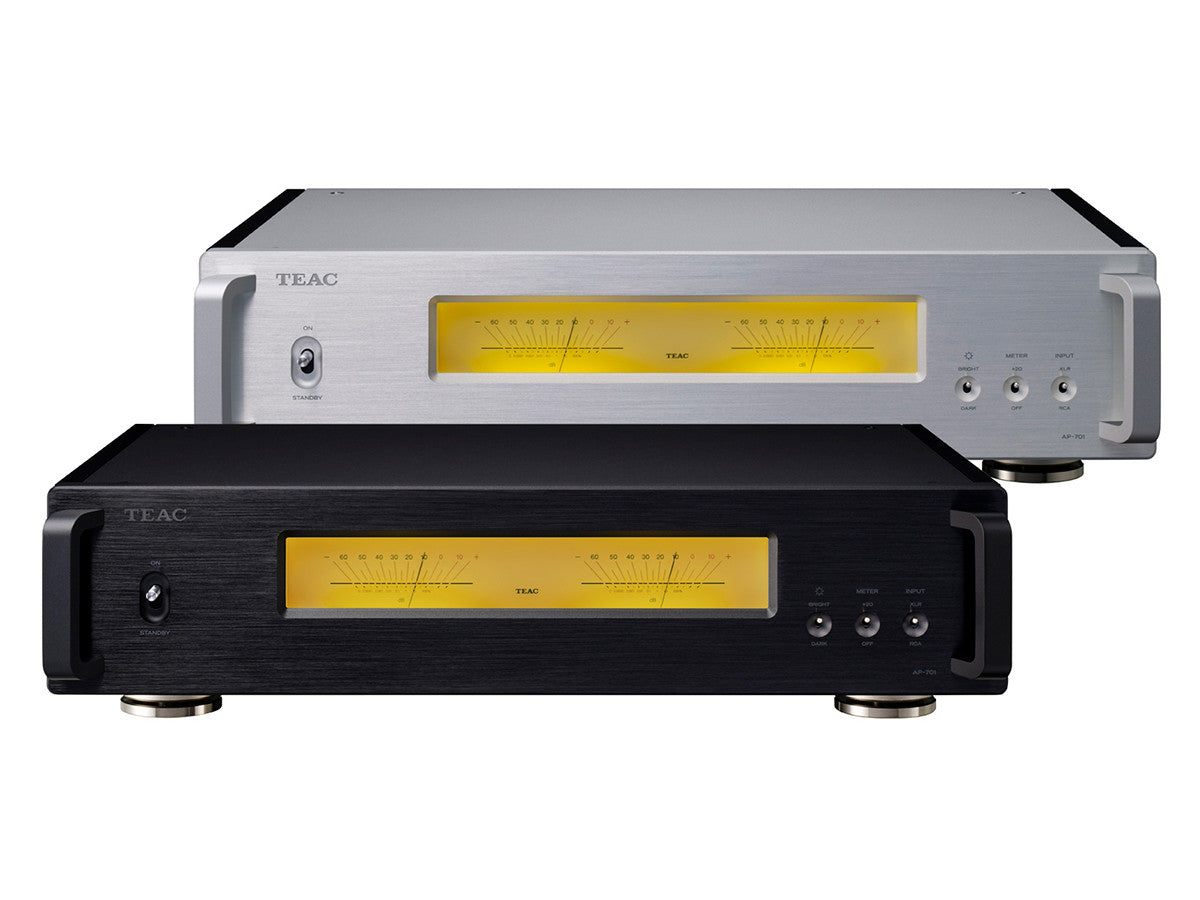 AP-701 Amplifier Black and Silver