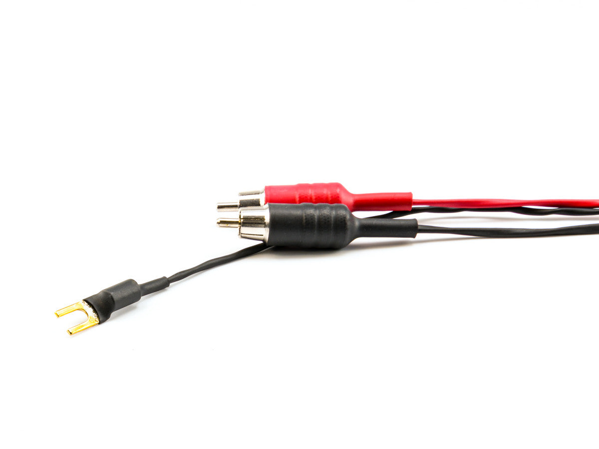 Silver Dragon Phono DIN to RCA Cable - Cardas GRCM RCA Connectors, Drain Wire