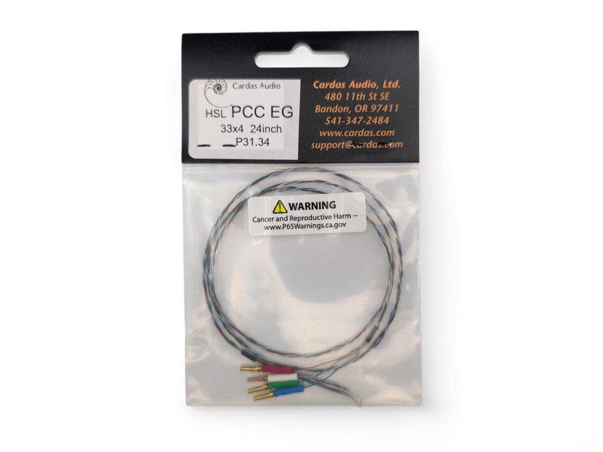HSL Clear 34x4  Tonearm Wire with PCC ER