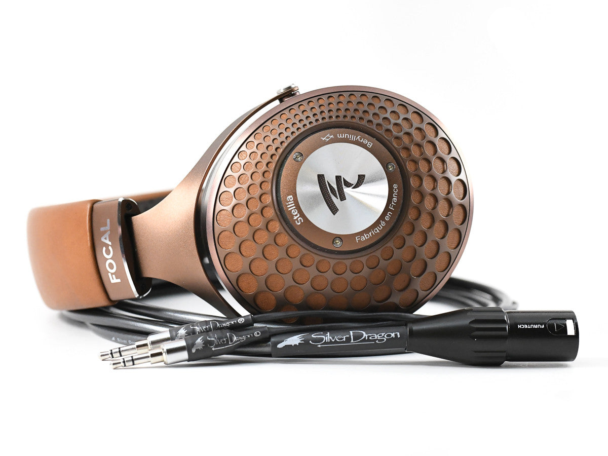 Focal Stellia with Silver Dragon Headphone Cable